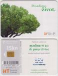 417 HRVATSKA CROATIA TEL.KARTICA POSADIMO ŽIVOT (Drvo) 2004