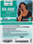 ITALIJA ITALY 111 OMNITEL BON ZA MOBITEL 50 000 L 31 2004.12