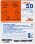 ITALIJA ITALY 161 RE WIND ALTAN BON ZA MOBITEL L 50 000 30/06/2002