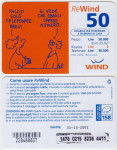 ITALIJA ITALY 162 RE WIND ALTAN BON ZA MOBITEL L 50 000 31-12-2002 T1