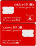 ITALIJA ITALY 25 SIM KARTICA VODAFONE 128k SJAJ