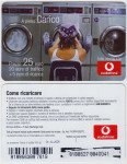 ITALIJA ITALY 42 VODAFONE BON ZA MOBITEL 25 E  31-12-2009  TIP 2