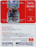 ITALIJA ITALY 95 SERVIZI VODAFONE BON ZA MOBITEL 8 E  31 12 2010