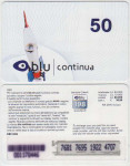 ITALIJA ITALY BON ZA MOBITEL 01 RICARICARD BLU CONTINUA 50 DEC 2002