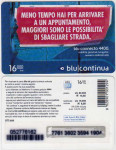 ITALIJA ITALY BON ZA MOBITEL 04 RICARICARD BLU CONTINUA 16 OTT 2003