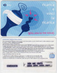ITALIJA ITALY BON ZA MOBITEL 08 RICARICARD BLU 28 FEBBRAIO 2002 - NON
