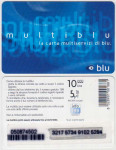 ITALIJA ITALY BON ZA MOBITEL 10 RICARICARD BLU 10 30/6/2003.