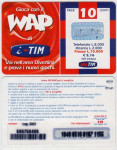 ITALIJA ITALY BON ZA MOBITEL 219 RICARICARD TIM BR WAP-M Lug. 2003
