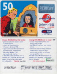 ITALIJA ITALY BON ZA MOBITEL 79 RICARICARD TIM BR 12D Mar. 2001
