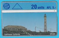 LIGHTHOUSE CALIFORNIA telefonska kartica iz Arube 1990-tih Svjetionik