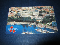 Magnetska telefonska kartica-nova,Pula, 100 imp.