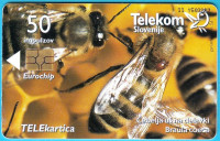 Pčele - stara vrlo rijetka slovenska chip kartica * Pčela Pčelarstvo