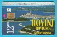 ROVINJ (Istra) njemačka chip telefonska kartica iz 1996.g. * Croatica