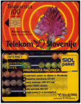 SLOVENIJA SLOVENIA 1998 TEL.KARTICA RDEČA MURKA 100 imp. ČIP: 3 T