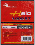 SLOVENIJA SLOVENIA 25.03.02. BON HALO 1 000 SIT