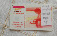 Tel.kartica Arenaturist u crvenoj boji