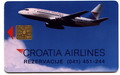 tel.kartica CROATIA AIRLINES zoggy 0047  93/14 -2 čip 1 T