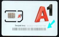 tel. kartica za mobitel A1 -001,2 čip 30