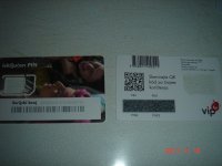 tel.kartica za mobitel VIP 0061 V - 026 2 tanka zupca