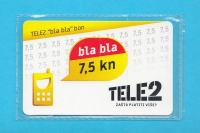 TELE2 bla bla bon 7,5 kn ... Nova kartica u originalnom pakiranju