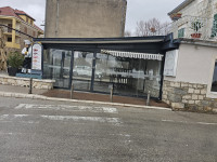 Pergola tenda i stakla- Automaska staklena vrata