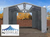 Šator OUTLANDER 8M x12M, sa prozorima u krovu  PVC 550 g/m2, ulaz 4,7m