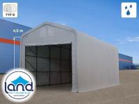 Šator skladište Wikinger, 5x10m, PVC 720 g/m2, ulaz 4,3m, novo