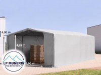 Šator skladišni 8x12 , PATENT ZATVARAČ, ulaz 4m, PVC 550 g/m2