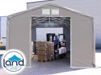Skladišni šator 8X12M, KLIZNA VRATA, ulaz 3.6m, PVC 550 g/m2