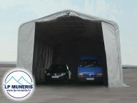 Skladišni šator Wikinger, 6X12M, PVC 720 g/m2, ulaz 4m, novo