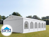 Šator, ulazna visina 260 cm, 8m x 12m, NOVO, PVC 550 g/m2
