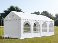 Ugostiteljski šator 4x8, visina ulaza 2,60m, PVC 1400