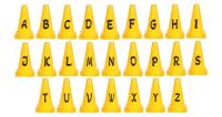 Čunjevi sa slovima A - Z Alphabet Set