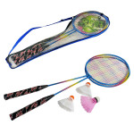 Set za badminton s 2 reketa i 3 loptice
