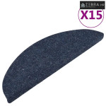 Ljepljivi tepisi za stepenice 15 kom 56x17x3 cm plavi - Plava 56 x 17