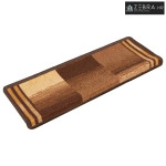 Ljepljivi tepisi za stepenice 15 kom 65x21x4 cm smeđi - Smeđa 15 Pravo