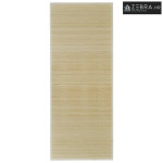 Pravokutni tepih od prirodnog bambusa 150 x 200 cm - Prirodna 150 x 20