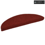 Prostirke za stepenice, samoljepljive, 15 kom, 56x17x3 cm, bordo crven