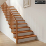 Step treads 2 kom. 70 x 25 x 2 cm Svijetlosmeđa - Svjetlosmeđa 70 x 25