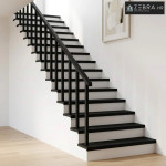 Step treads 8 kom. 70 x 30 x 2 cm Crna Čvrsto drvo bukve - Crna 70 x 3