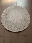 Tepih, okrugli, promjer 150 cm, bež boje