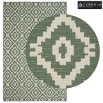 Tepih za područje OLITE Prirodna i zelena 160 x 230 cm PET
