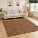 Tepih za područje Siva 200 x 200 cm Juta - 200 x 200 cm Siva