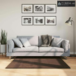 Tepisi za područja HUARTE Smeđa 120 x 120 cm Poliester - Smeđa 120 x 1