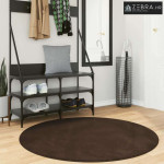 Tepisi za područja Kružni HUARTE Smeđa Ø 120 CM