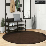 Tepisi za područja Kružni HUARTE Smeđa Ø 160 CM