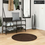 Tepisi za područja Kružni HUARTE Smeđa Ø 80 CM