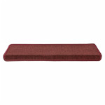 vidaXL Prostirke za stepenice 15 kom 65x21x4 cm bordo （326199）
