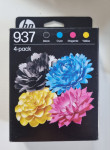 HP tintu 937 CMYK 4-pack (crna, cyan, magenta, žuta), model 6C400NE