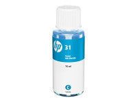 Tinta HP 31 Cyan (1VU26AE), original